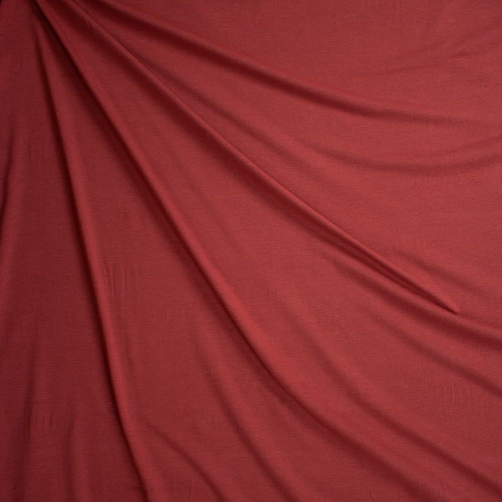 Cali Fabrics Mustard Midweight Stretch Rayon Jersey Fabric by the Yard