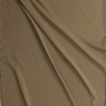 Taupe Stretch Poly Lining Fabric By The Yard - Wide shot