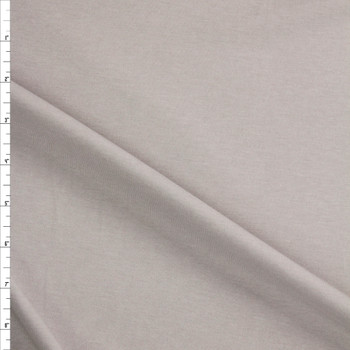 Light Grey Midweight Rayon Micro Rib Fabric By The Yard