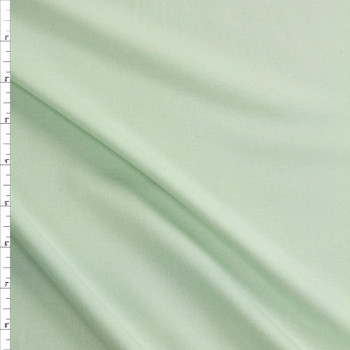 Mint Green Midweight Rayon Micro Rib Fabric By The Yard