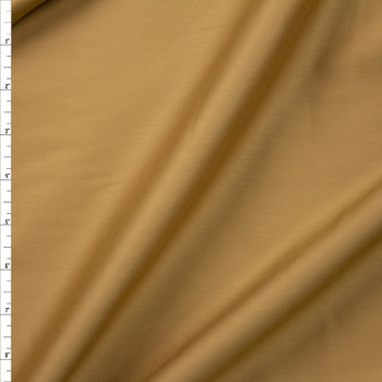 Tan Shirting Weight Cotton Sateen Fabric By The Yard