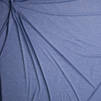 Light Blue Heather Light Midweight Jersey Knit Fabric By The Yard - Wide shot