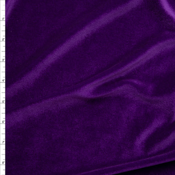 Purple 4-way Stretch Velvet By The Yard