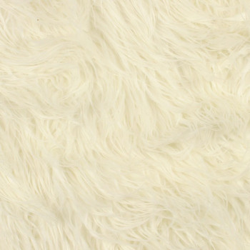 Ivory Mongolian Faux Fur