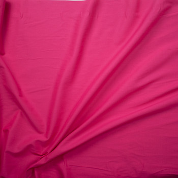 Hot Pink Cotton Lawn Fabric By The Yard - Wide shot
