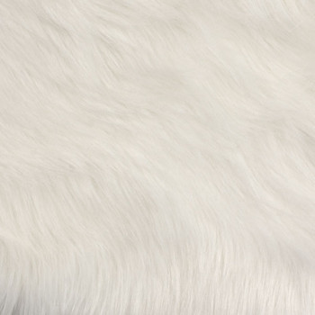 Cali Fabrics | Ivory Mongolian Faux Fur