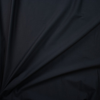 Black Midweight Tactel Athletic Knit Fabric By The Yard - Wide shot