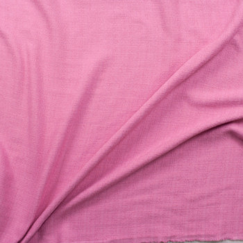 Bubblegum Pink Designer Wool Blend Bouclé Fabric By The Yard - Wide shot