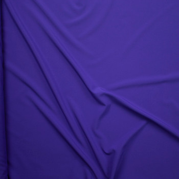 Imperial Purple Blouse Weight Stretch Polyester Woven Fabric By The Yard - Wide shot