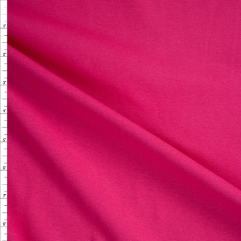 Hot Pink Extra Wide Micro Rib Knit Fabric By The Yard