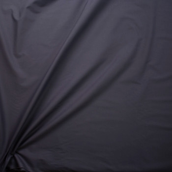 Charcoal Stretch Poly/Cotton Sateen Fabric By The Yard - Wide shot