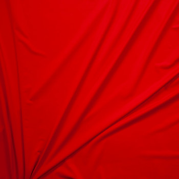 Red Matte Nylon/Spandex Fabric By The Yard - Wide shot