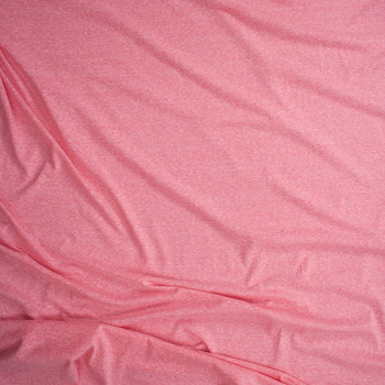 Pink Lightweight Designer Slubby Knit Fabric By The Yard - Wide shot