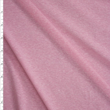 Light Pink Lightweight Designer Slubby Knit Fabric By The Yard