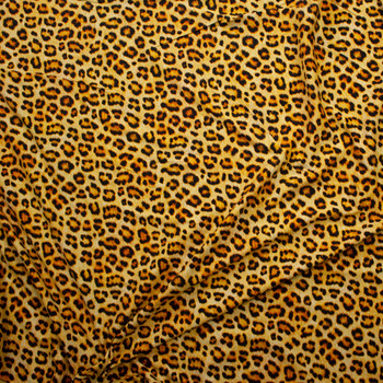 Animal Kingdom 19990 Cheetah Print Stretch Cotton Jersey from Robert Kaufman Fabric By The Yard - Wide shot