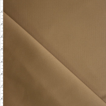 Khaki Heavyweight Flannel Backed Micro Cord Fabric By The Yard