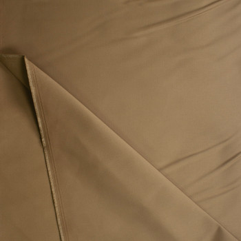 Khaki Heavyweight Flannel Backed Micro Cord Fabric By The Yard - Wide shot