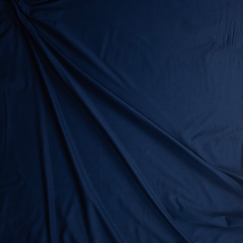 Navy Laguna Cotton/Spandex Jersey from Robert Kaufman Fabric By The Yard - Wide shot