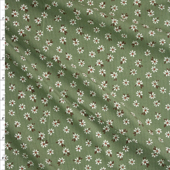 1016 Sage 2x1 Yummy Rib by Mook Fabrics Fabric By The Yard