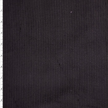 Black 8 Wale Corduroy #25940 Fabric By The Yard - Wide shot