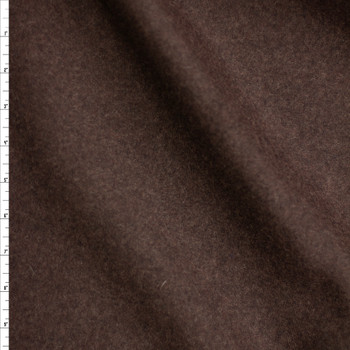 Brown Double Weave Wool Coating Fabric By The Yard