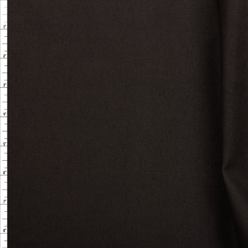 Espresso Designer Viscose Nylon Stretch Twill Fabric By The Yard - Wide shot