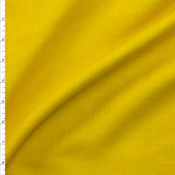Mustard Yellow Linen Fabric By The Yard