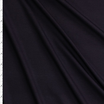 Black Rayon Jersey Knit #26165 Fabric By The Yard