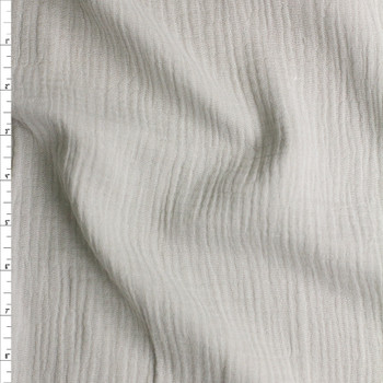 Light Grey Cotton Double Gauze #26292 Fabric By The Yard Light Grey Cotton Double Gauze #26292 Fabric By The Yard