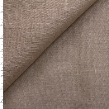 Taupe Open Weave Linen #26324 Fabric By The Yard