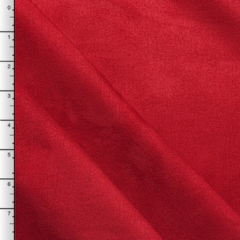 Red Upholstery Suede