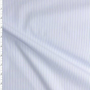 Vertical Stripe Fine Cotton Shirting #26634 Fabric By The Yard