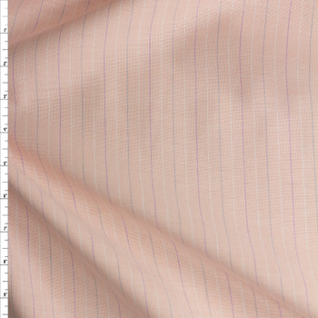 Vertical Stripe Fine Cotton Shirting #26647 Fabric By The Yard