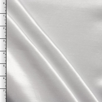 White Shantung Satin