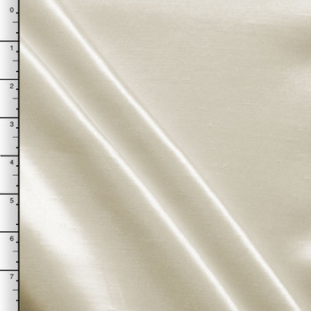 Ivory Shantung Satin