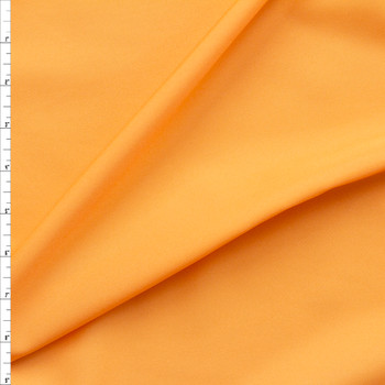 Sherbet Orange Polyester Pongee Fabric By The Yard