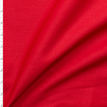 Crimson Red 10 oz. Cotton Bull Denim Fabric By The Yard