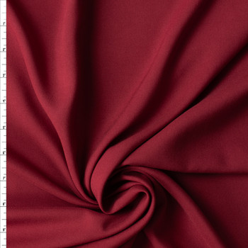 Burgundy Rayon Challis Burgundy Rayon Challis