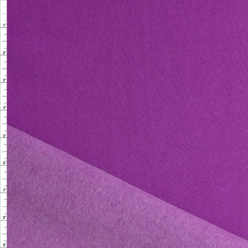 Purple Sweatshirt Fleece #27083 Fabric By The Yard