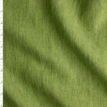 Lime Green Irish Linen Fabric By The Yard