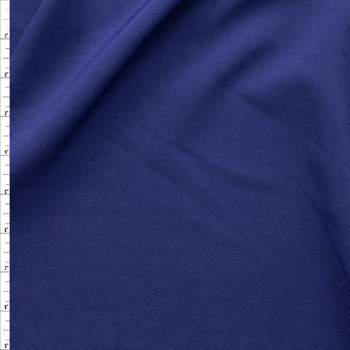 Navy Blue Twill Texture Stretch Suiting #27114 Fabric By The Yard