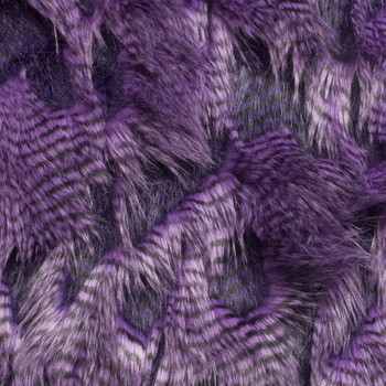 Purple High/Low Luxury Feather Fur