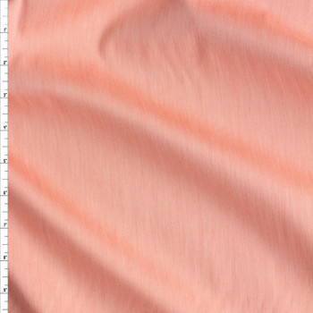 Peach Stretch Two Tone Shirting Fabric By The Yard