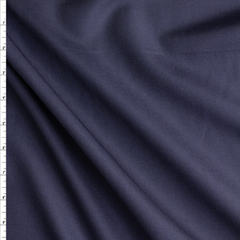 Navy Blue Designer Wool Suiting #27552 Fabric By The Yard
