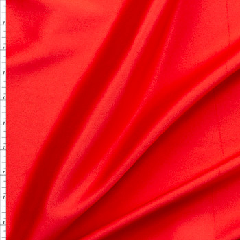 Red Stretch Midweight Satin #27568 Fabric By The Yard