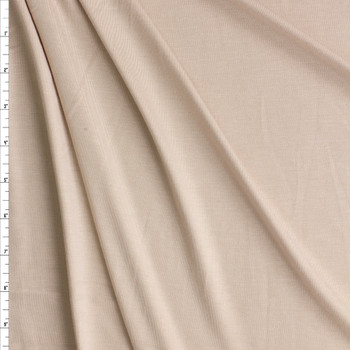 Light Tan Marin Stretch Modal Jersey Fabric By The Yard