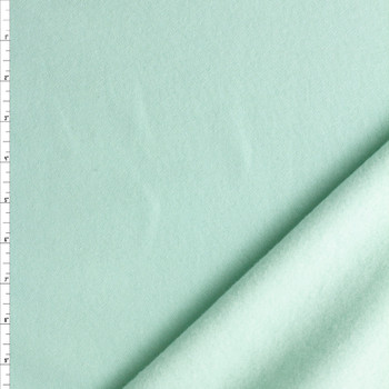 Mint Green Cotton Sweatshirt Fleece #27707 Fabric By The Yard