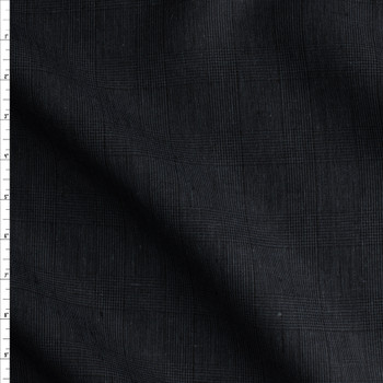 Charcoal Glen Plaid Lismore Irish Linen From Spence Bryson #27999 Fabric By The Yard