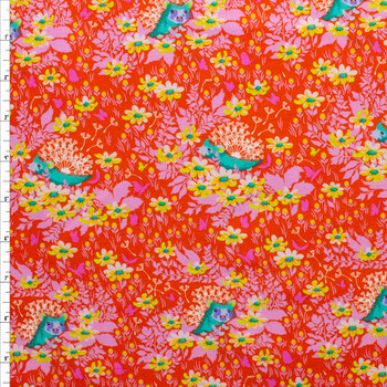 Glow Who’s Your Dandy Cotton Print By Tula Pink #28037 Fabric By The Yard