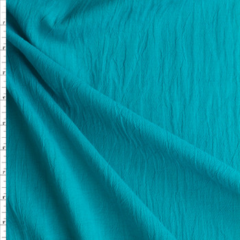 Teal Cotton Gauze #28054 Fabric By The Yard